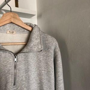 Brandy Melville Half-Zip Sweatshirt
